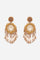 Yellow and Gold Handcrafted Ethnic Dangler Earrings