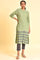 Fern Green Printed Kurta And Pants Set