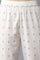 Dark Chambray Blue, Ecru Stripe Slim Pants And Dupatta Set