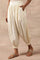 Ecru Pleated Hem Salwar Pants