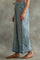 Light Grey Handblock Print Parallel Pants