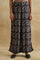 Dark Grey Printed Parallel Pants