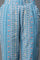 Blue Thread Work Cotton Blend Straight Kurta and Palazzo Set