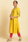 Marigold Yellow Embroidered Kurta