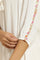 Ecru Embroidered Solid Top