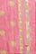 Yellow Floral Printed Kurta, Pants And Pink Dupatta Set