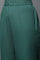 Green Layered Anakali Kurta And Slim Pant Set