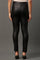 Black Solid Slim Fit Pants With Side Zip