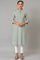White Straight Fit Trouser Pants