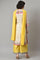 Light Yellow Printed kurta With Parallel Pants And Chiffon Dupatta