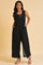 Black Schiffli Jumpsuit