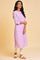 Light Purple Polka Dot Modern kurta