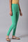 Green Cotton Jersey Tights