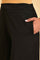 Black Glitter Printer Pants