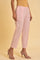 Light Pink Lace Slim Pants