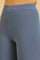 Blue Solid Viscose Lycra Tights
