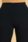 Blue Solid Viscose Lycra Tights