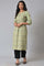 Light Green Printed kurta Set