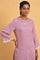 Light Purple Short kurta Set