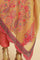 Pink Embroidered Anarkali Kurta, Pants & Printed Dupatta Set