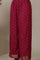 Magenta Pink Naira Cut Embellished Jacquard A-line Kurta, Palazzo and Dupatta Set
