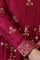 Magenta Pink Naira Cut Embellished Jacquard A-line Kurta, Palazzo and Dupatta Set