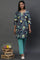 Orange Floral Printed Short Kurti