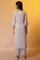 White Striped Cotton Kurta and Palazzos Set