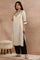 Beige Thread Embroidered Kurta and Palazzo Set