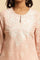 Light Pink Chikankari Embroidery Kurta