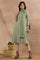 Sage Green Cotton Embroidered Dupatta