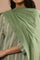 Sage Green Cotton Embroidered Dupatta