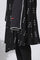 Black Cotton Dupatta With Stitchline Embroidery