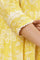 Yellow Floral Printed Flared Kurta, Pants And Dupatta Set