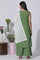 Sage Green Minimal Embroidered Kurta, Pants And Dupatta Set