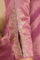 Purple Chanderi Lurex Stripe Embroidered Kurta, Pants Ad Dupatta Set
