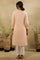 Pink Chikankari Cotton Kurta