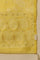 Yellow Cotton Silk Jacquard Drape  With Bead Hangings