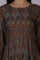 Multicolour Printed Beads Flarred Dresses