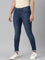 Women Solid Blue High Rise Skinny Jeans