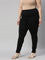 Black Cotton Stretch Churidar