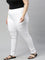 Women Solid White Stretch Ponte Pants