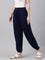 Women Solid Navy Harem Pants