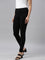 Black Cotton Stretch Churidar