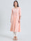 Viscose Bandhani Embriodery A-Line Kurta