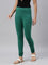 Bottle Green Cotton Stretch Churidar