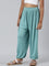 Girls Solid Dark Mint Harem Pants