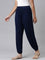 Girls Solid Navy Harem Pants