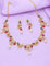 Designer Gold Plated Zirconia Necklace Set