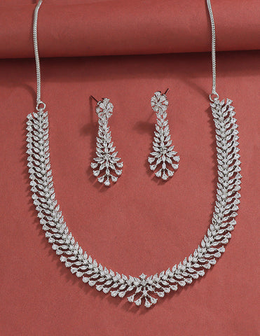 Designer Zirconia Elegance Necklace Set